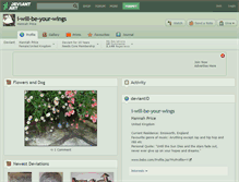 Tablet Screenshot of i-will-be-your-wings.deviantart.com