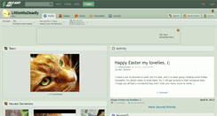 Desktop Screenshot of littlemissdeadly.deviantart.com