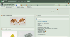 Desktop Screenshot of dreams-made-flesh.deviantart.com