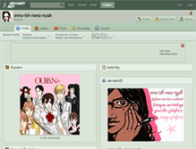 Tablet Screenshot of emo-ish-ness-nyah.deviantart.com