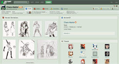 Desktop Screenshot of chaos-master.deviantart.com