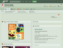 Tablet Screenshot of mondo-media.deviantart.com