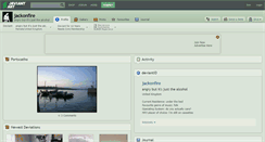 Desktop Screenshot of jackonfire.deviantart.com