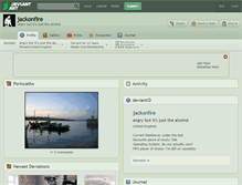 Tablet Screenshot of jackonfire.deviantart.com