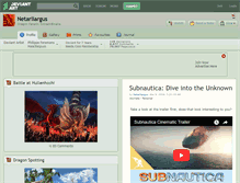 Tablet Screenshot of netarliargus.deviantart.com