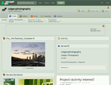 Tablet Screenshot of calgaryphotography.deviantart.com