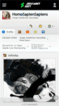 Mobile Screenshot of homosapiensapiens.deviantart.com