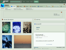Tablet Screenshot of esece.deviantart.com