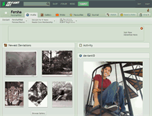 Tablet Screenshot of fersha.deviantart.com