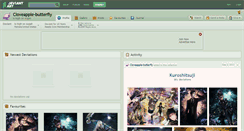 Desktop Screenshot of cloveapple-butterfly.deviantart.com
