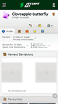 Mobile Screenshot of cloveapple-butterfly.deviantart.com