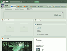 Tablet Screenshot of lasort.deviantart.com