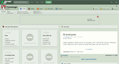 Desktop Screenshot of forestangel.deviantart.com