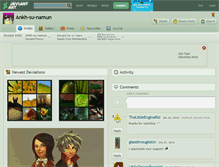Tablet Screenshot of ankh-su-namun.deviantart.com
