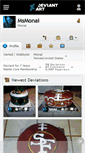 Mobile Screenshot of msmonai.deviantart.com