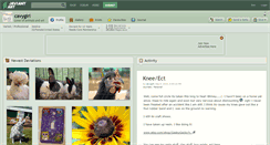 Desktop Screenshot of cavygirl.deviantart.com