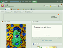Tablet Screenshot of imnd.deviantart.com