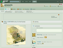 Tablet Screenshot of granpasanta.deviantart.com