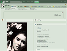 Tablet Screenshot of ellicee.deviantart.com