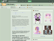 Tablet Screenshot of chibi-group.deviantart.com