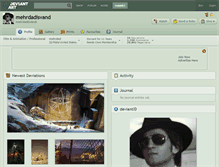 Tablet Screenshot of mehrdadisvand.deviantart.com