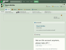 Tablet Screenshot of okami-michiko.deviantart.com
