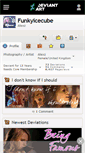 Mobile Screenshot of funkyicecube.deviantart.com