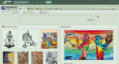 Desktop Screenshot of devious-92.deviantart.com