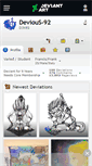 Mobile Screenshot of devious-92.deviantart.com