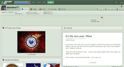 Desktop Screenshot of blackdove77.deviantart.com