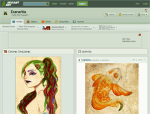 Tablet Screenshot of exanarkia.deviantart.com