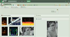 Desktop Screenshot of forgettenone.deviantart.com