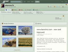 Tablet Screenshot of mbennion76.deviantart.com