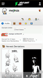 Mobile Screenshot of mejinzs.deviantart.com