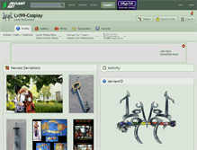 Tablet Screenshot of lvl99-cosplay.deviantart.com