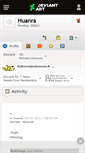 Mobile Screenshot of huanra.deviantart.com
