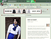 Tablet Screenshot of alaie.deviantart.com