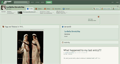 Desktop Screenshot of la-bella-devotchka.deviantart.com