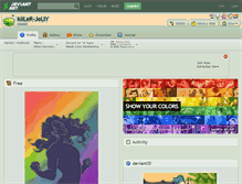 Tablet Screenshot of killer-jelly.deviantart.com