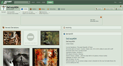 Desktop Screenshot of dacrazyndn.deviantart.com