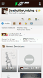 Mobile Screenshot of deathoftheundying.deviantart.com