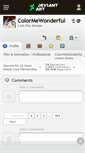 Mobile Screenshot of colormewonderful.deviantart.com