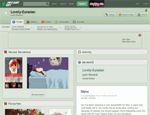 Tablet Screenshot of lovely-eurasian.deviantart.com