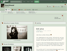 Tablet Screenshot of fleischfreund.deviantart.com