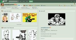 Desktop Screenshot of mentaldiversions.deviantart.com