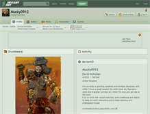Tablet Screenshot of mucky0912.deviantart.com