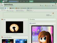 Tablet Screenshot of maplerofsyrup.deviantart.com