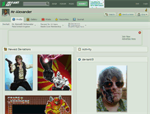 Tablet Screenshot of mr-alexander.deviantart.com