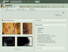 Tablet Screenshot of jessi6266.deviantart.com