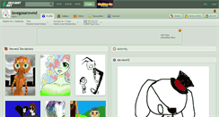 Desktop Screenshot of lovegosarownd.deviantart.com